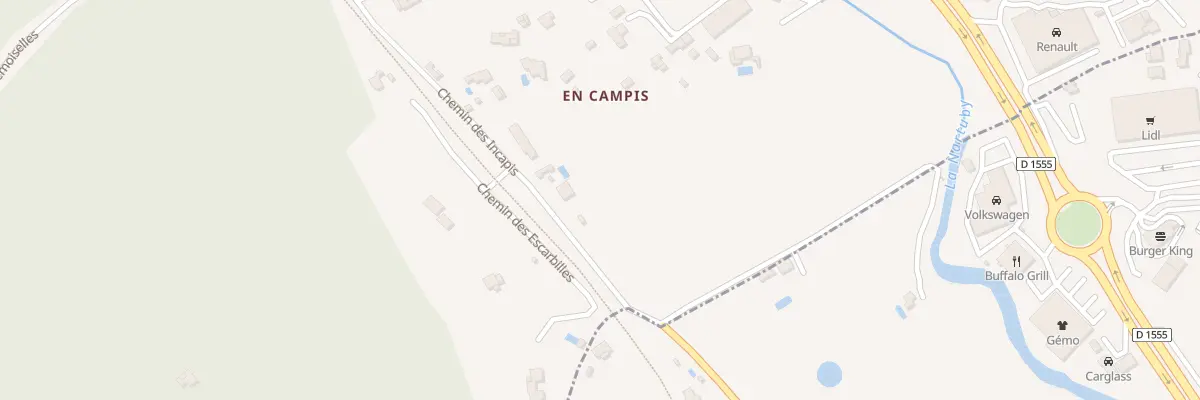 Plan du 1557 Che des Incapis à Draguignan