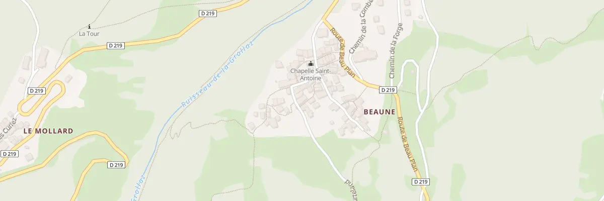 Plan du 52 Che des Cheneviers à Saint-Michel-de-Maurienne