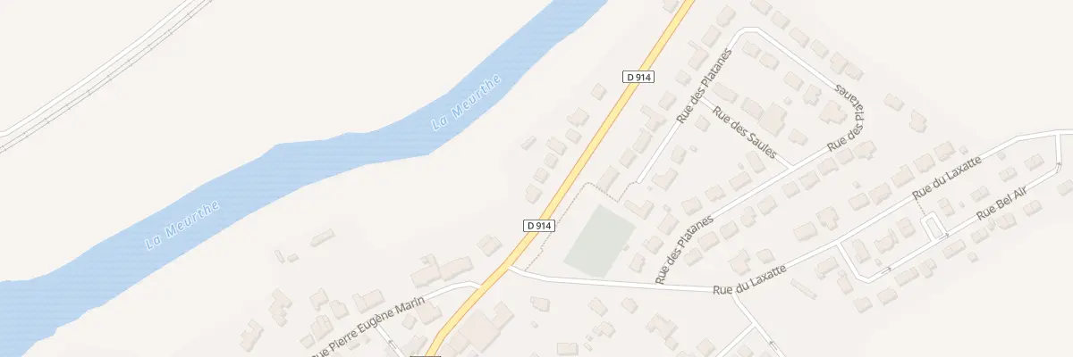 Plan du 13 Rte de Lunéville à Rehainviller