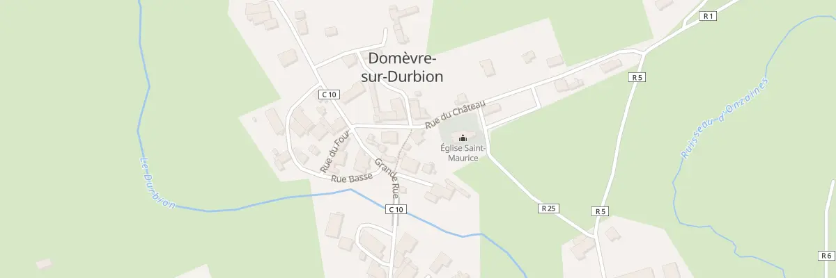 Plan du 4 Rue du Chateau à Domèvre-sur-Durbion