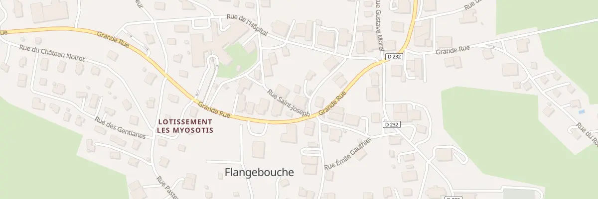 Plan du 6 Rue de l’Abbé Bergier à Flangebouche