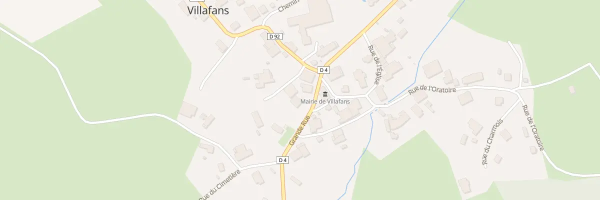 Plan du 15 Rue Grande Rue à Villafans