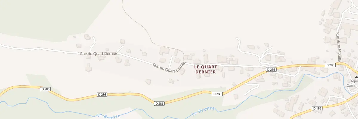 Plan du 256 Rue du Quart Dernier à Mont-Saxonnex