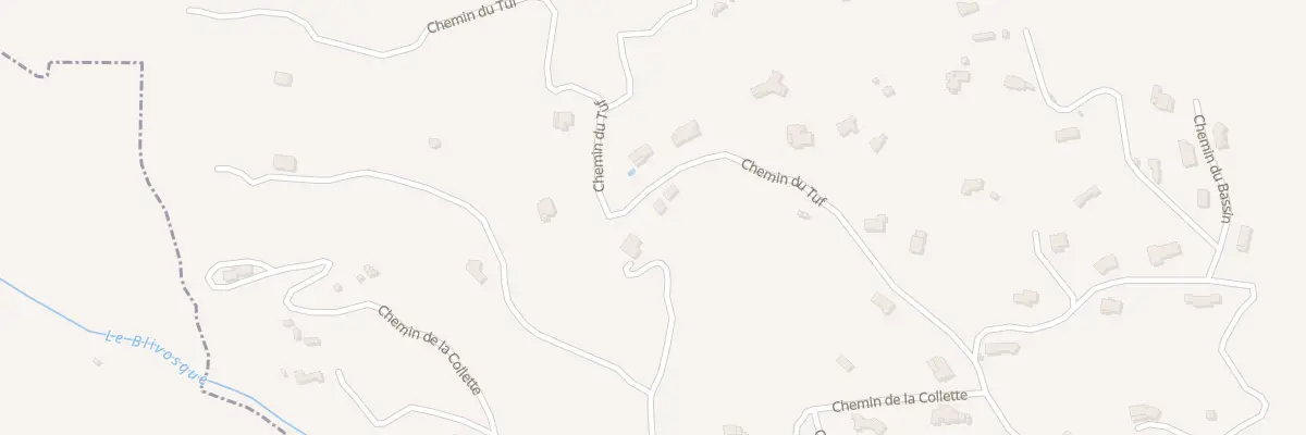 Plan du 289 Che du Tuf à Montferrat