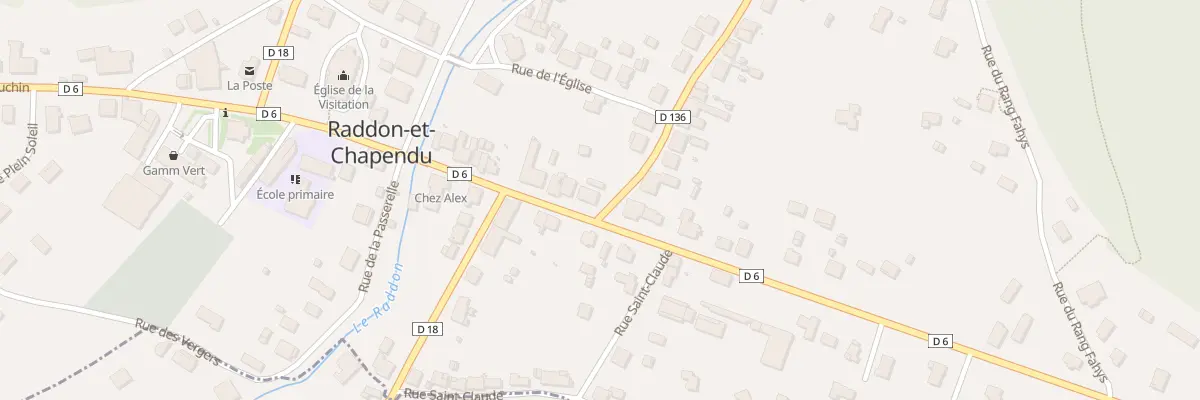 Plan du 17B Av des Vosges à Raddon-et-Chapendu
