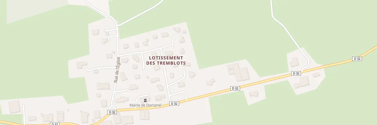Plan du 5063 Champs des Tremblots à Domprel