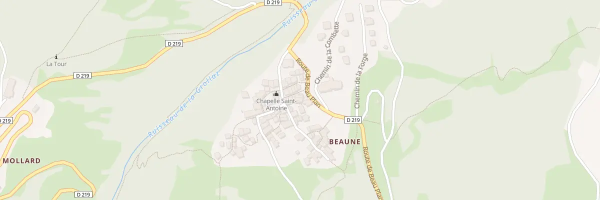 Plan du 21 Imp de l’Erpin à Saint-Michel-de-Maurienne