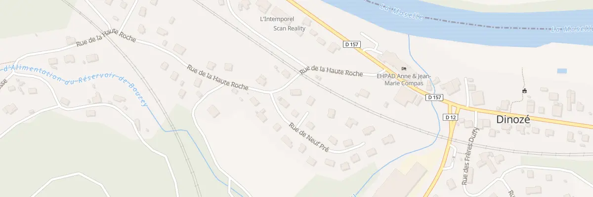 Plan du 67 Rue du Neuf Pre à Dinozé
