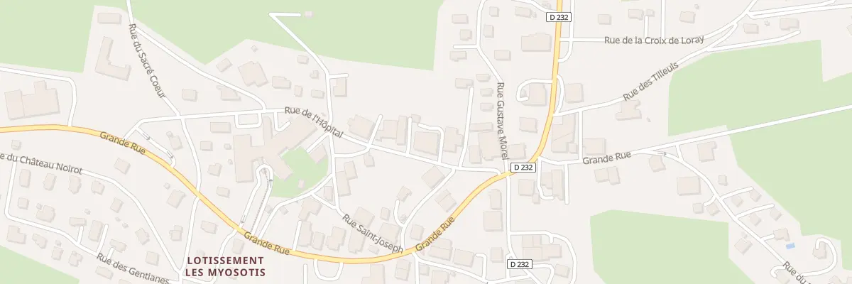 Plan du 10 Rue de l’Hôpital à Flangebouche