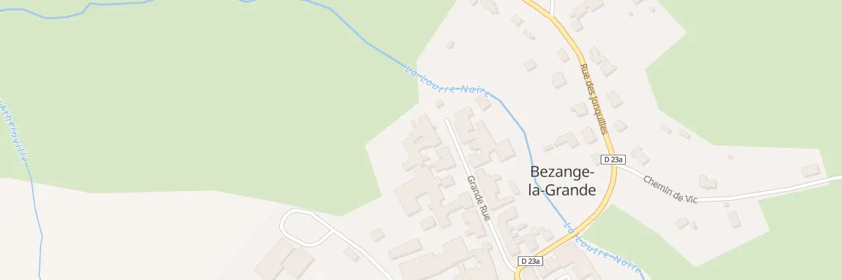 Plan du 29 Grande Rue à Bezange-la-Grande