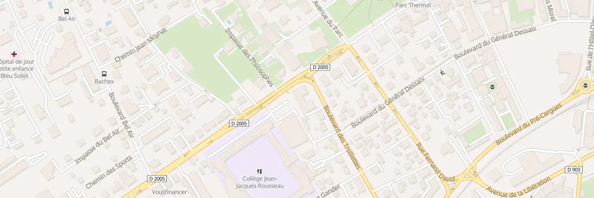 Plan du 1 Bd des Trolliettes à Thonon-les-Bains