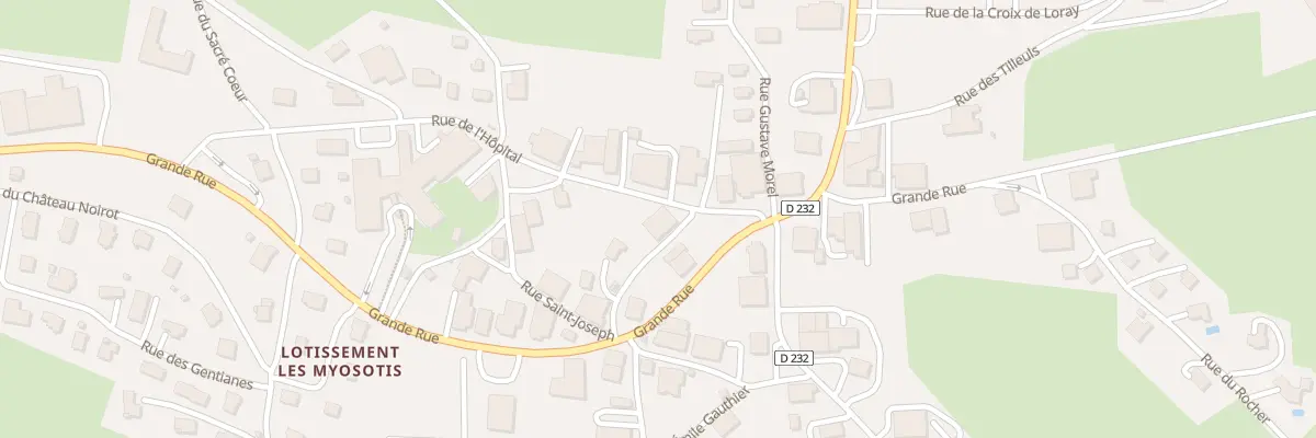 Plan du 2 Rue de l’Abbé Bergier à Flangebouche