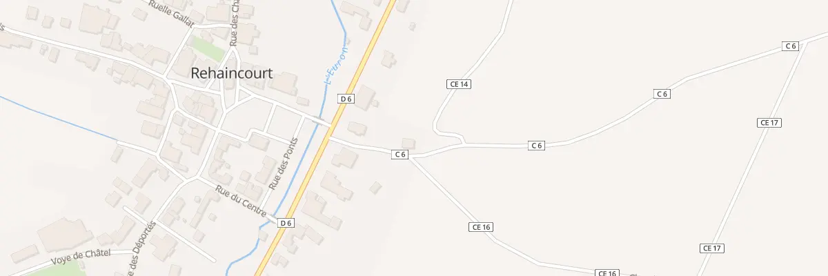 Plan du 96 Rte d’Ortoncourt à Rehaincourt