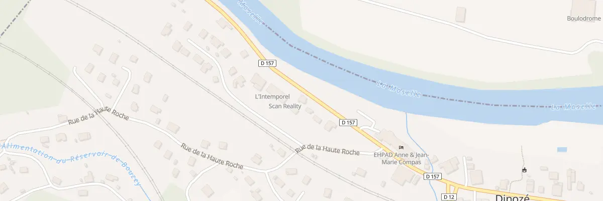 Plan du 287 Rue Roche Guerin à Dinozé