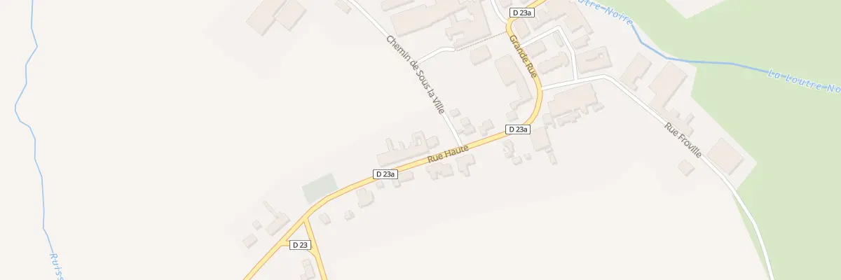 Plan du 4 Rue Haute à Bezange-la-Grande