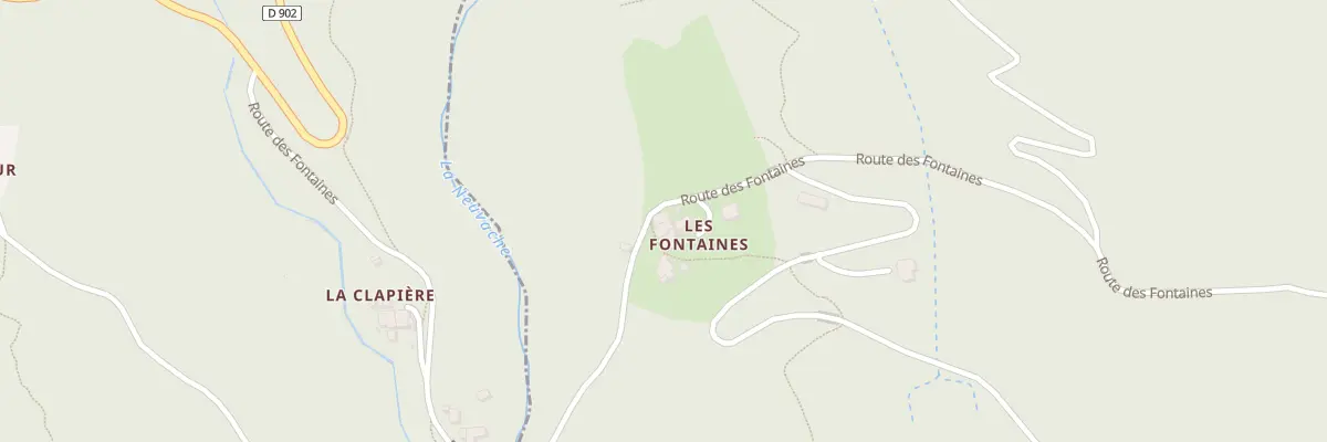 Plan du 99 Rte des Fontaines à Saint-Michel-de-Maurienne