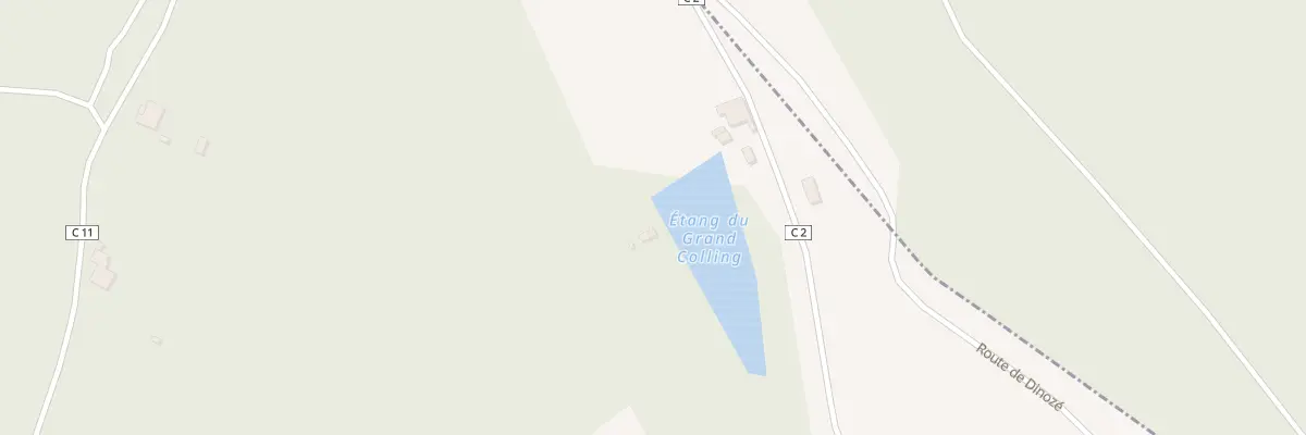 Plan du 110 Voie de Dounoux à Hadol