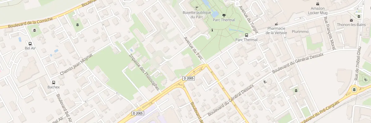 Plan du 19 Av du Gen de Gaulle à Thonon-les-Bains