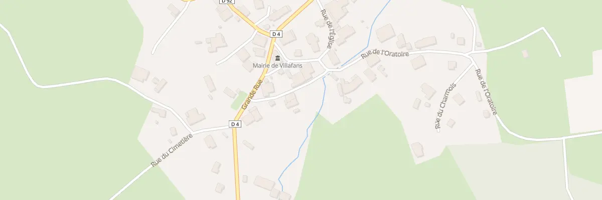 Plan du 8 Rue du Bout Dessous à Villafans