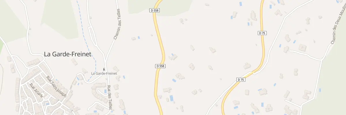 Plan du 308 Rte du Luc à La Garde-Freinet