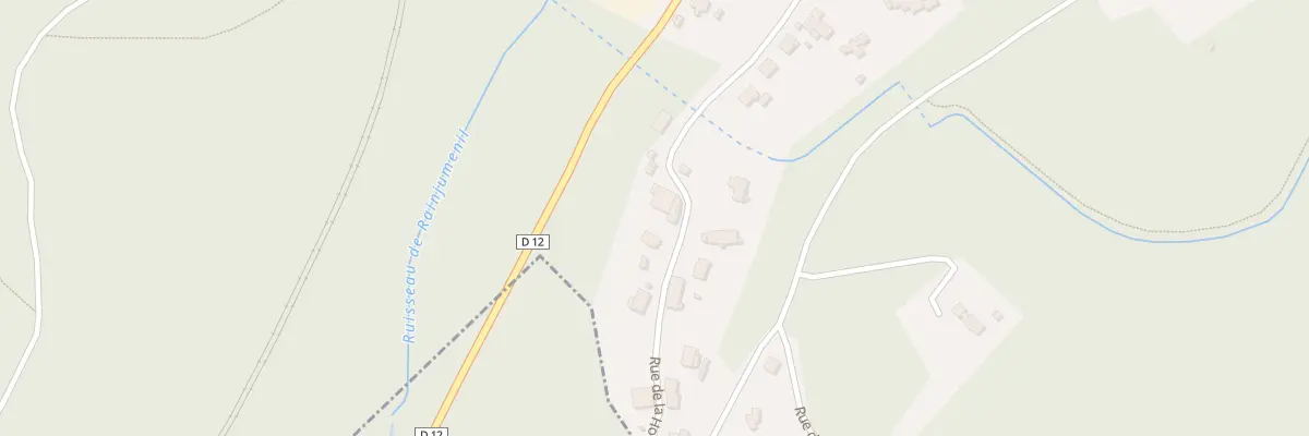 Plan du 316 Rue de la Houee à Dinozé