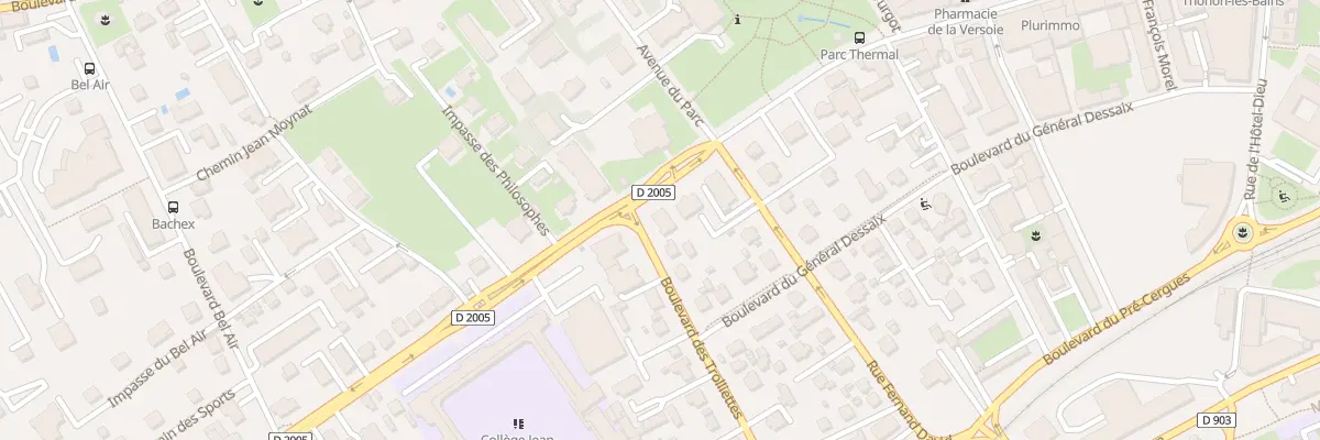 Plan du 32 Av du Gen de Gaulle à Thonon-les-Bains