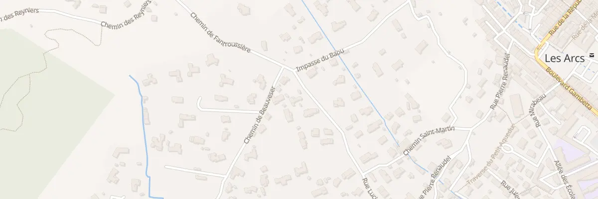 Plan du 423 Rue Lucien Fabre aux Arcs