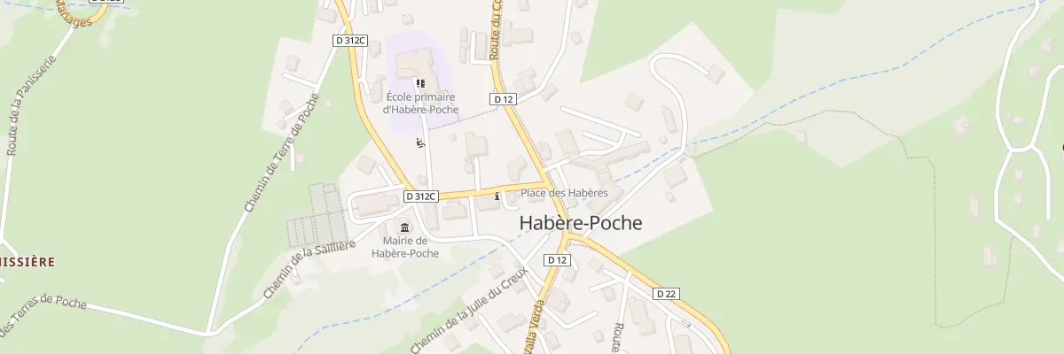 Plan du 24 Rte des Mariages à Habère-Poche