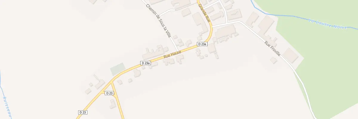 Plan du 7 Rue Haute à Bezange-la-Grande
