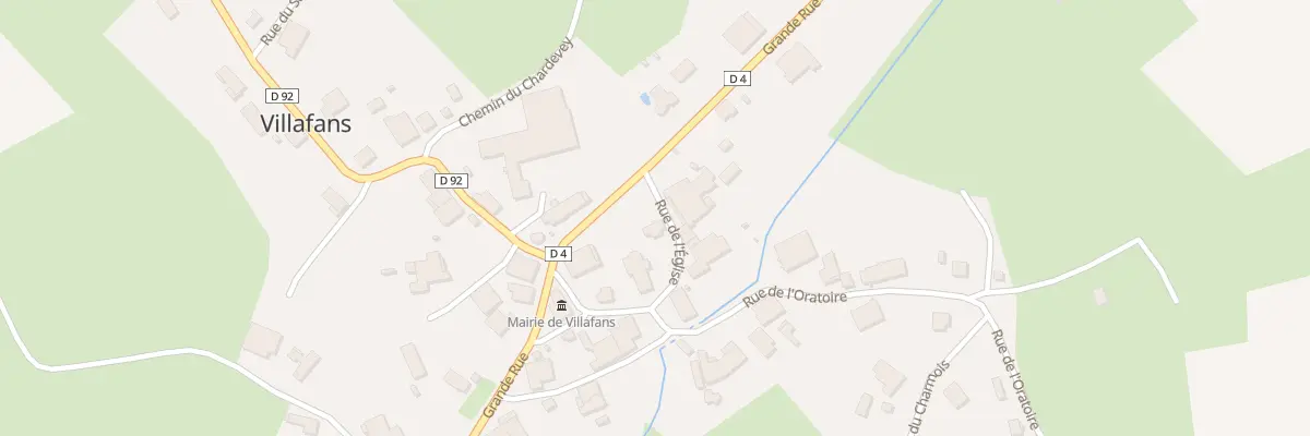Plan du 2 Rue de l’Eglise à Villafans