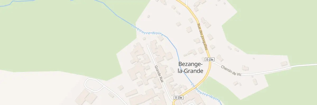 Plan du 24 Grande Rue à Bezange-la-Grande