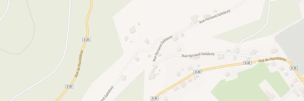 Plan du 13 Rue Fernand Salisbury au Val-d’Ajol