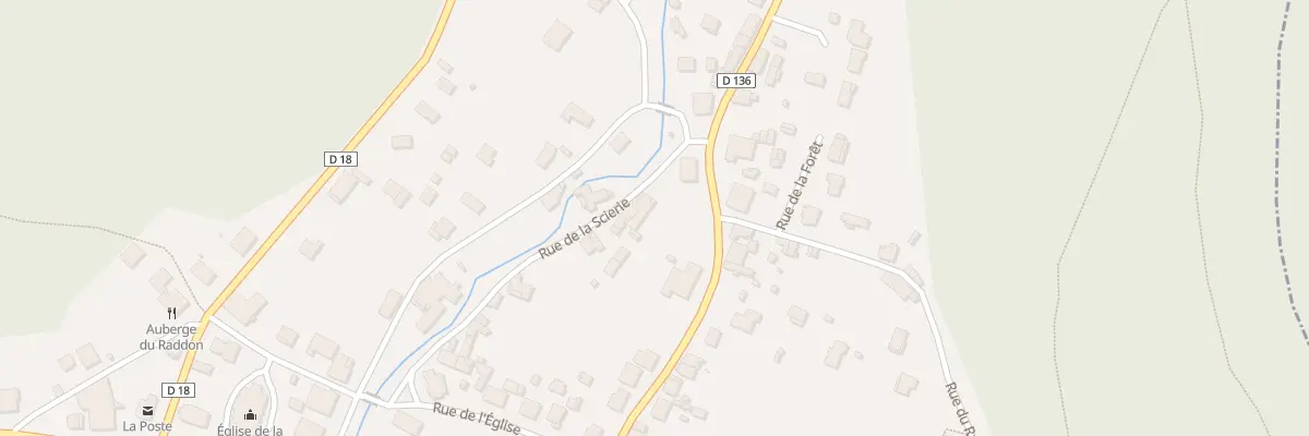 Plan du 20 Rue de la Scierie à Raddon-et-Chapendu