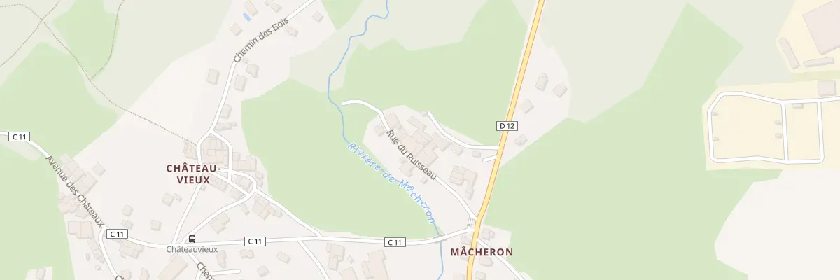 Plan du 136 Rue du ruisseau à Allinges