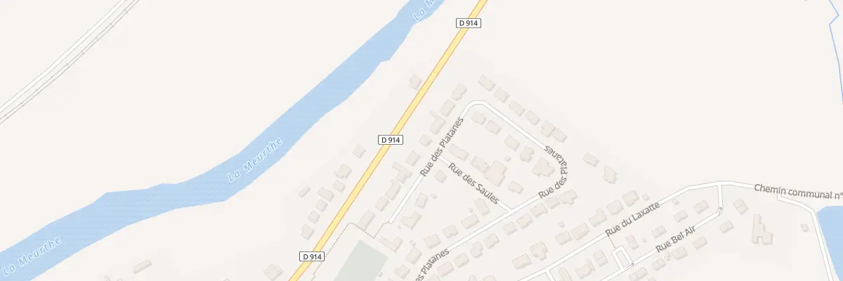 Plan du 49 Rue des Platanes à Rehainviller