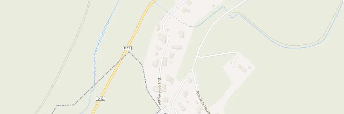 Plan du 341 Rue de la Houee à Dinozé