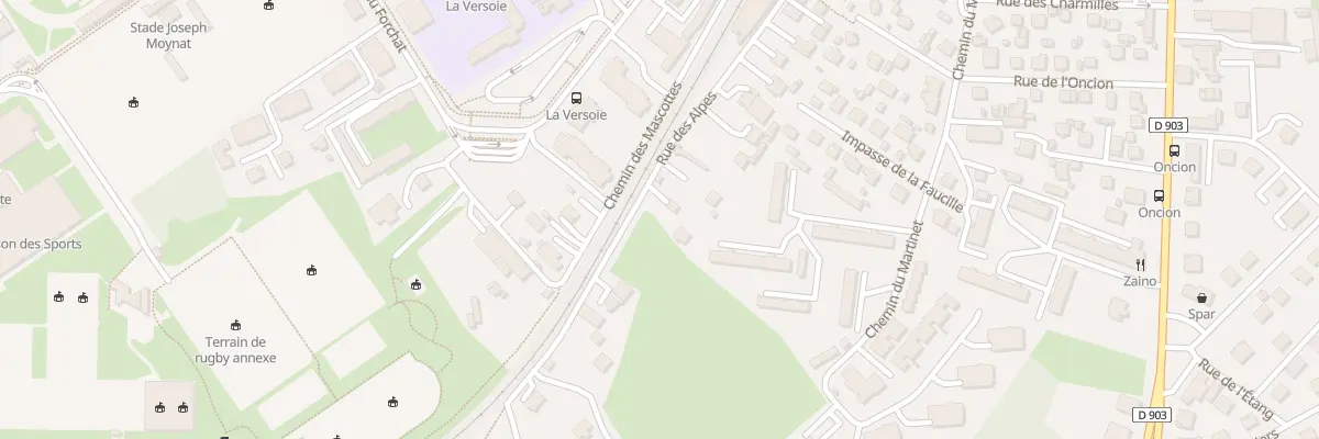Plan du 54 Rue des Alpes à Thonon-les-Bains