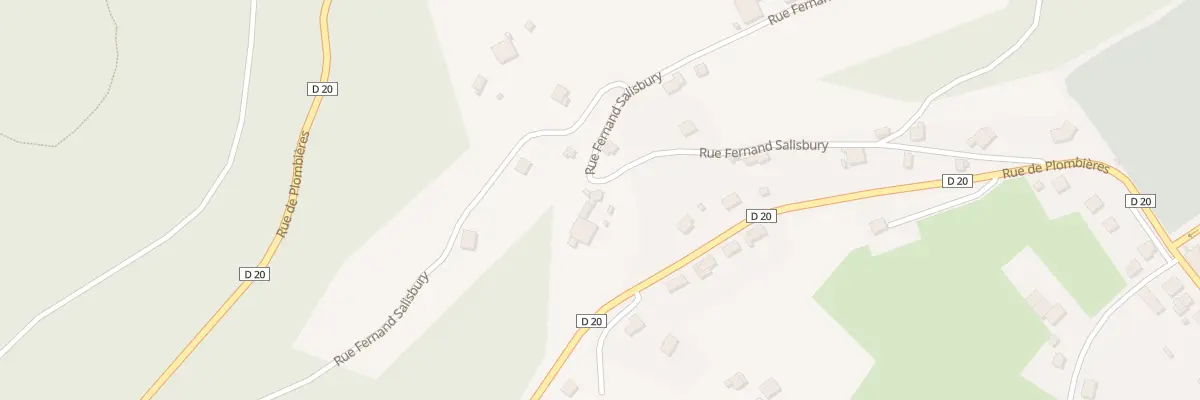 Plan du 11 Rue Fernand Salisbury au Val-d’Ajol