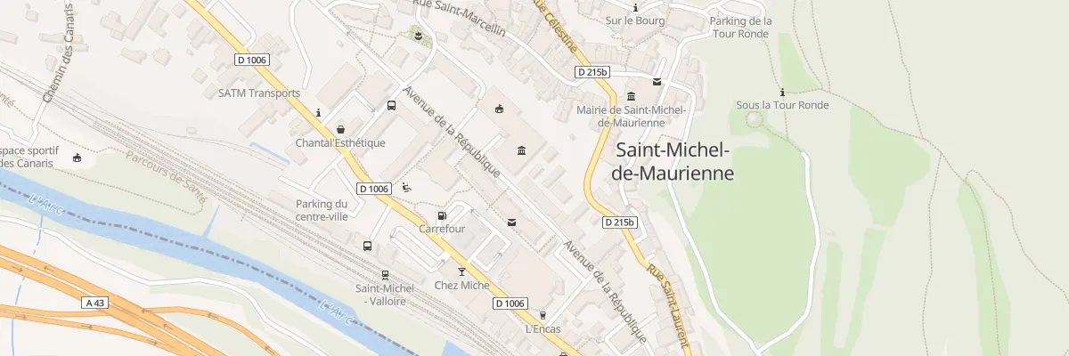 Plan du 26 Av de la République à Saint-Michel-de-Maurienne