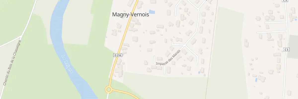 Plan du 11 Imp du Marais à Magny-Vernois