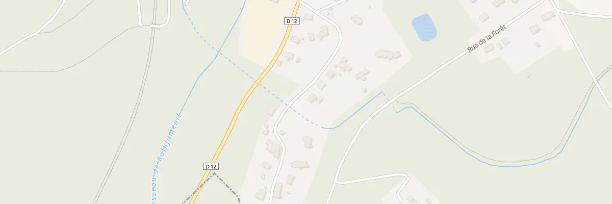 Plan du 197 Rue de la Houee à Dinozé