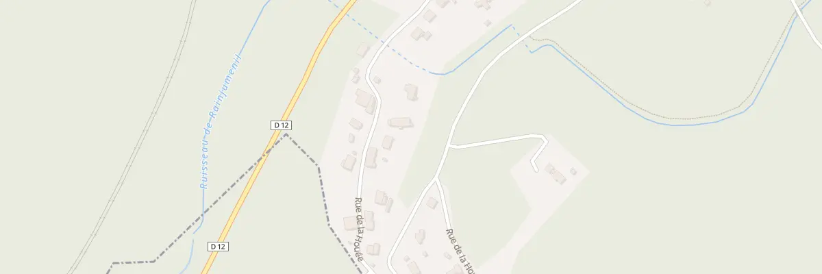 Plan du 335 Rue de la Houee à Dinozé