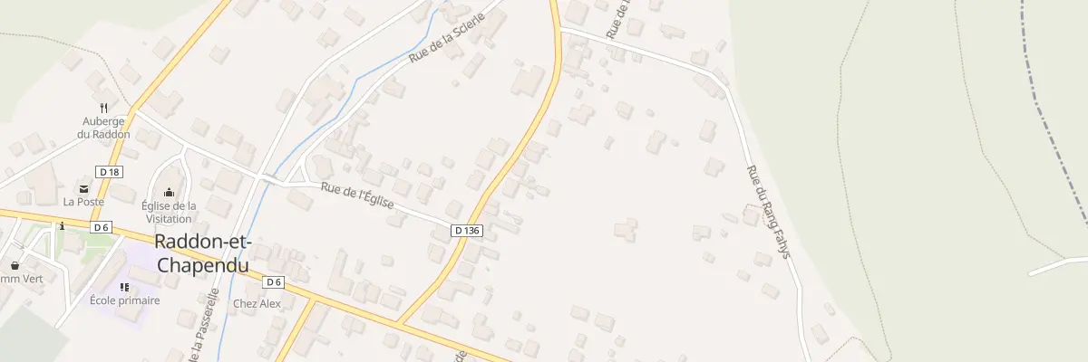 Plan du 18 Rue du Lt Colonel Boigey à Raddon-et-Chapendu