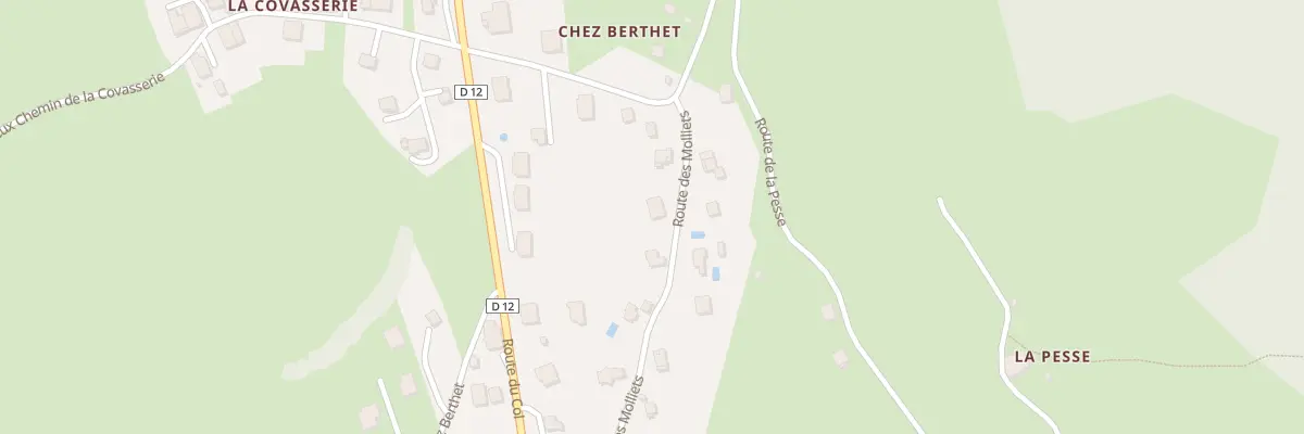 Plan du 301 Rte des Molliets à Habère-Poche