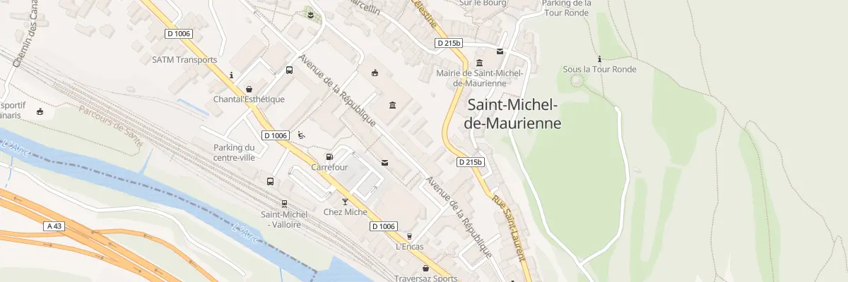 Plan du 22 Av de la République à Saint-Michel-de-Maurienne