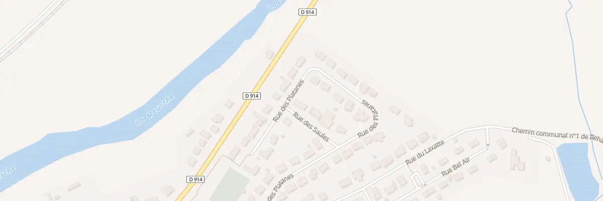 Plan du 7 Rue des Saules à Rehainviller