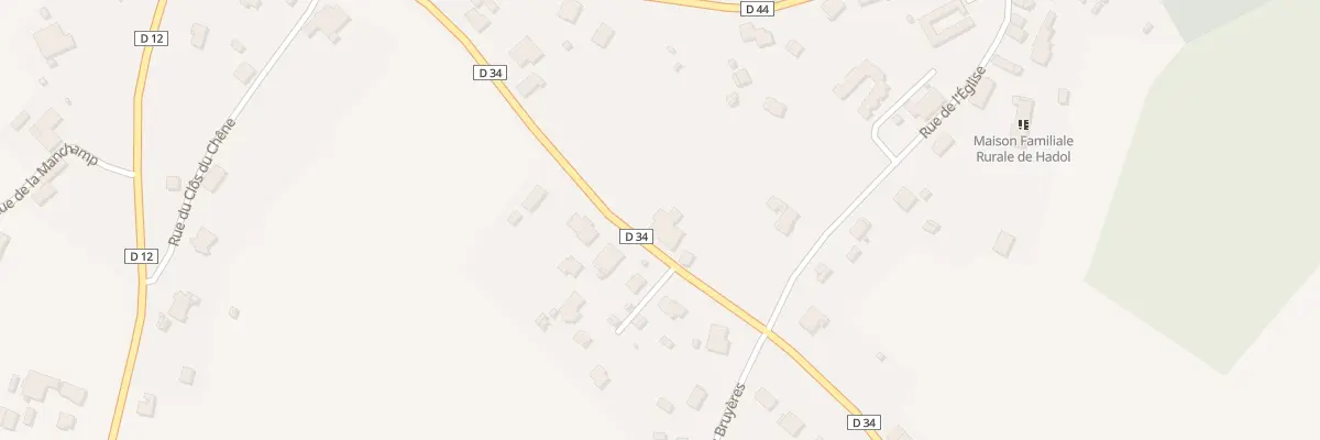 Plan du 401 Rue de la Croix Georges à Hadol