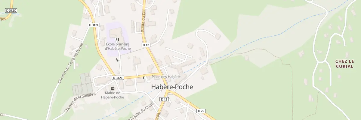 Plan du 16 Pl des Habères à Habère-Poche