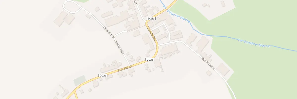 Plan du 1 Grande Rue à Bezange-la-Grande