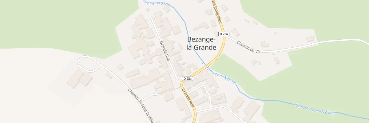 Plan du 10 Grande Rue à Bezange-la-Grande
